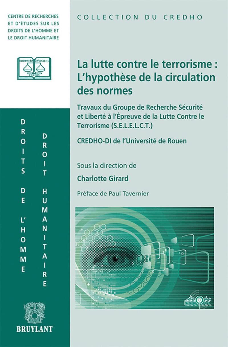 La lutte contre le terrorisme: l'hypothèse de la circulation des normes book