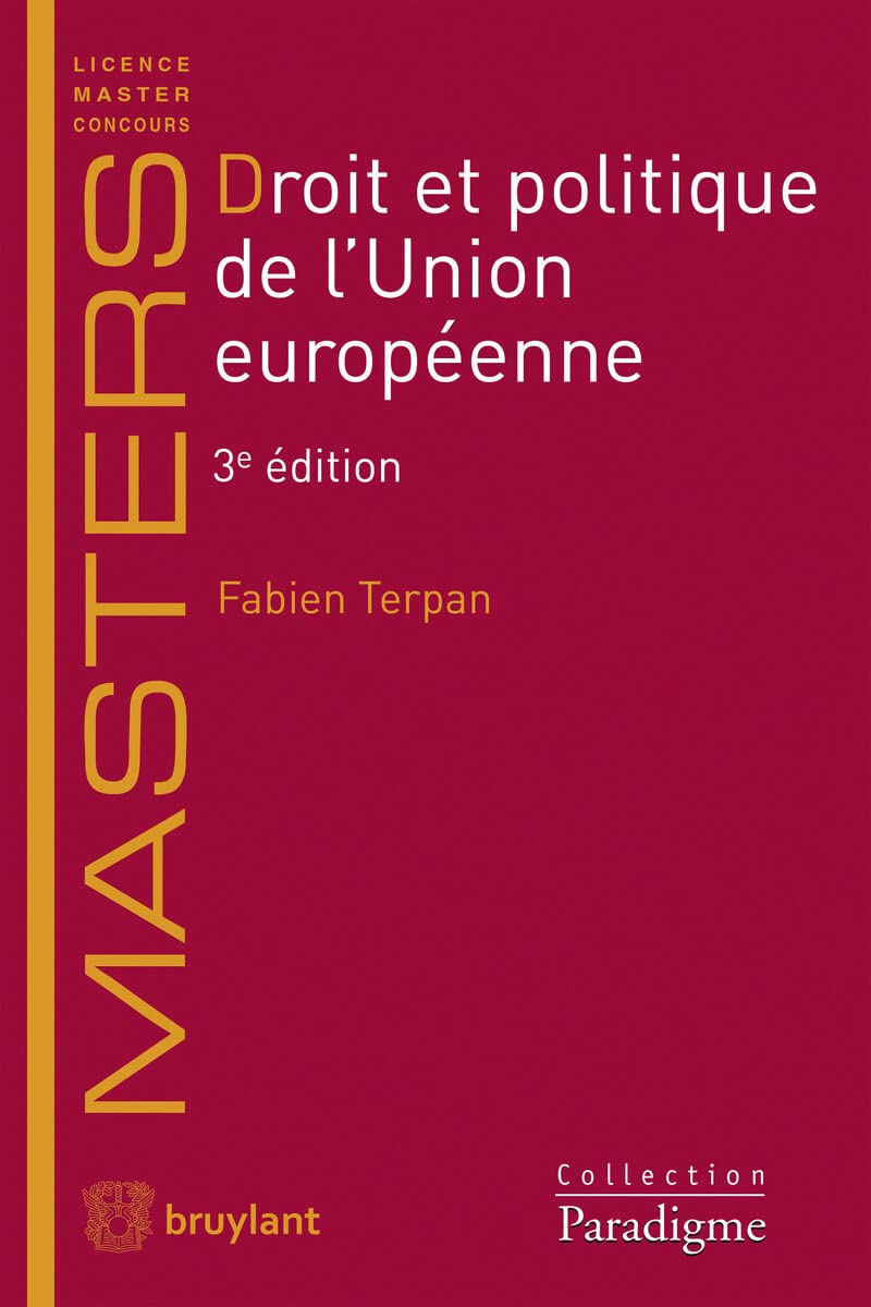 Droit et politique de l'union européenne Law