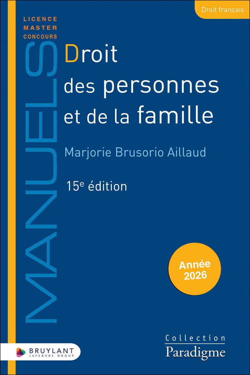 Droit des personnes et de la famille book