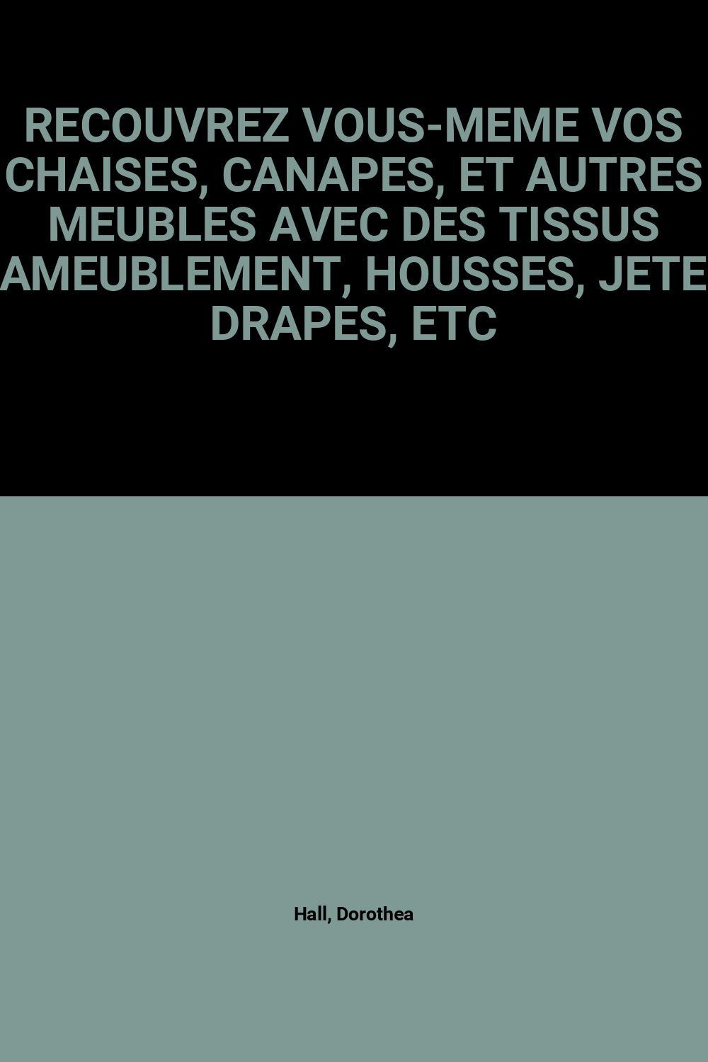 Recouvrez vous-même vos chaises avec des tissus d'ameublemen Hobbies & Crafts
