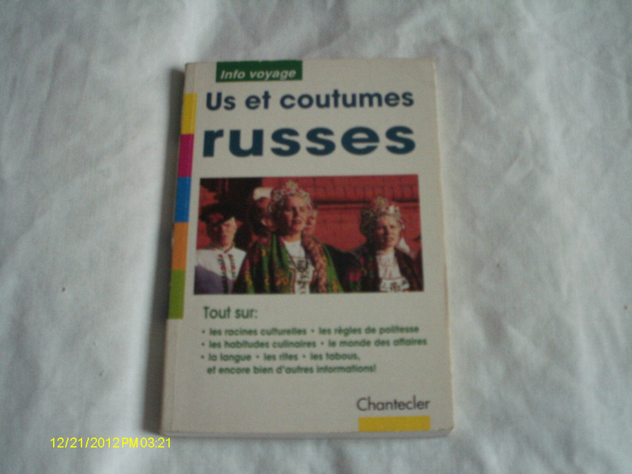 Info voyage 8. Us et coutumes russes Leisure, Home & Garden