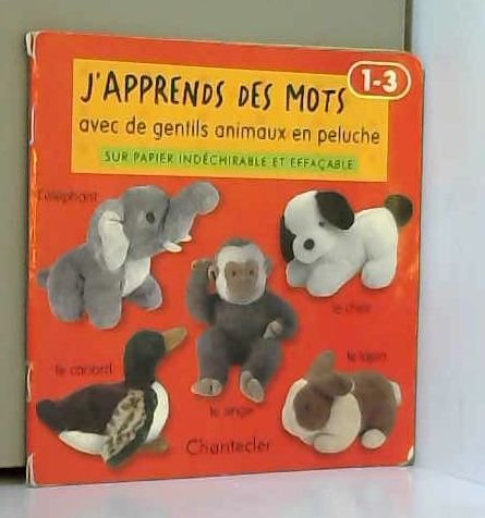 J'apprends des mots avec de gentils animaux en peluche book