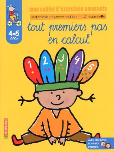 Mon cahier d'exercices amusants : Tout premiers pas en calcul, maternelle moyenne section book