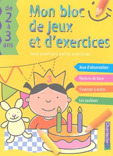 Bloc de jeux et d'exercices - Premiers exercices (2-3 a): Tout premiers petits exercices Tiptoi & Games