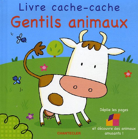 Livre cache-cache - Gentils animaux: Déplie les pages et découvre des animaux amusants ! Parents & Children