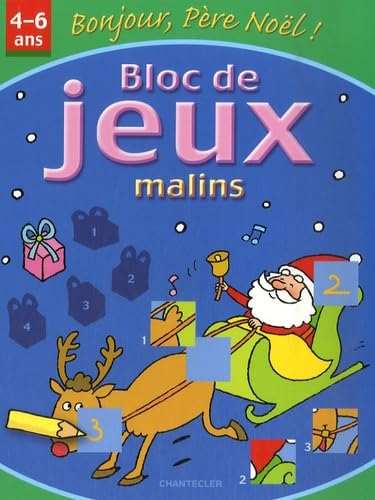 Bonjour Père Noël! bloc de jeux malins (4-6 a.): Bonjour, Père Noël ! Tiptoi & Games