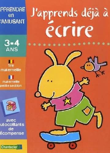 J'apprend déjà à écrire 3-4 ans maternelle petite section book