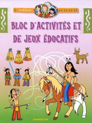 Indiens Bloc d'activités et de jeux éducatifs: Bloc d'activités et de jeux éducatifs Tiptoi & Games