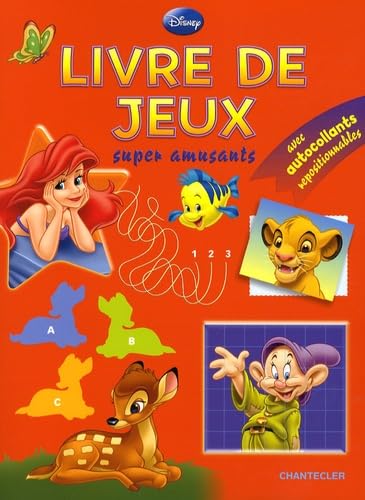Livre de jeux super amusants: Avec autocollants repositionnables book
