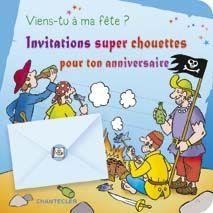 Invitations Super Chouettes pour Ton Anniversaire - Pirates book