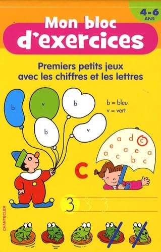 BLOC D'EXERCICES - PREMIERS PETITS JEUX CHIFFRES ET LETTRES (0) book