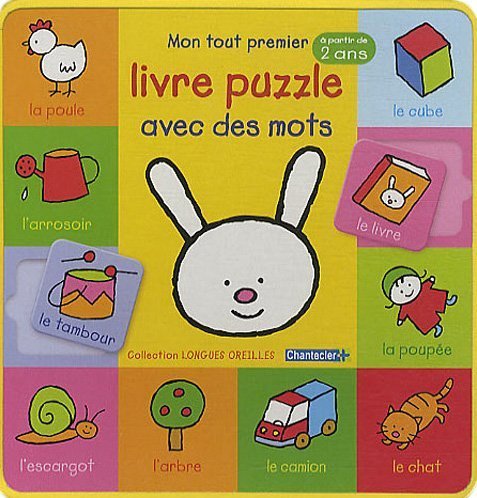 Mon tout premier livre puzzle avec des mots book