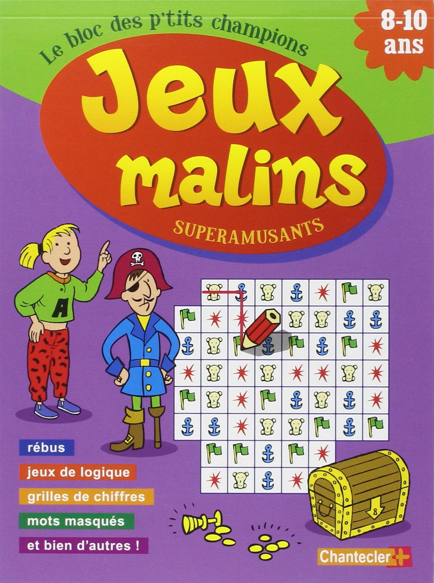 Jeux malins superamusants 8-10 ans book