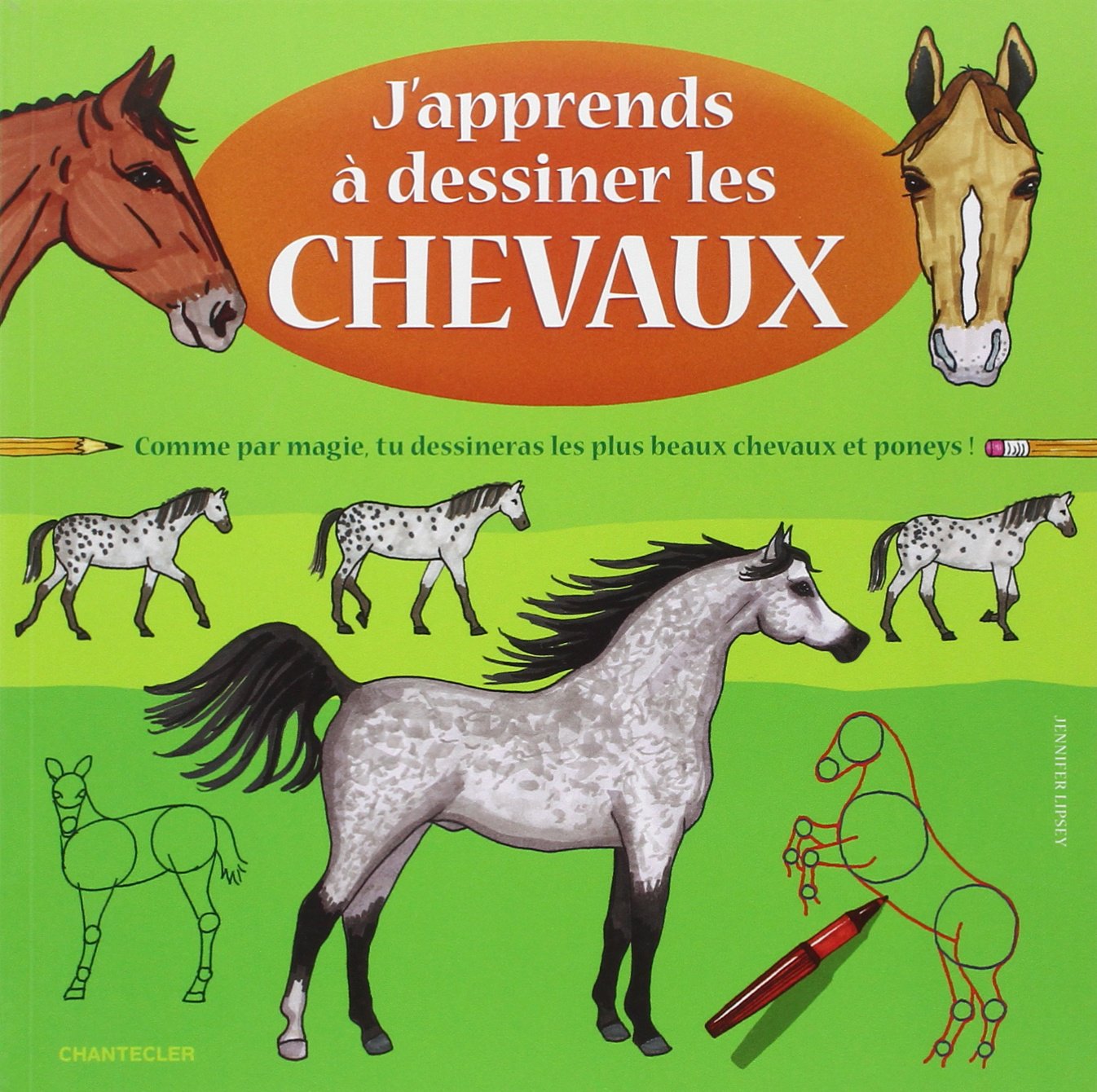 J'apprends à dessiner les chevaux: Comme par magie, tu dessineras les plus beaux chevaux et poneys ! Tiptoi & Games