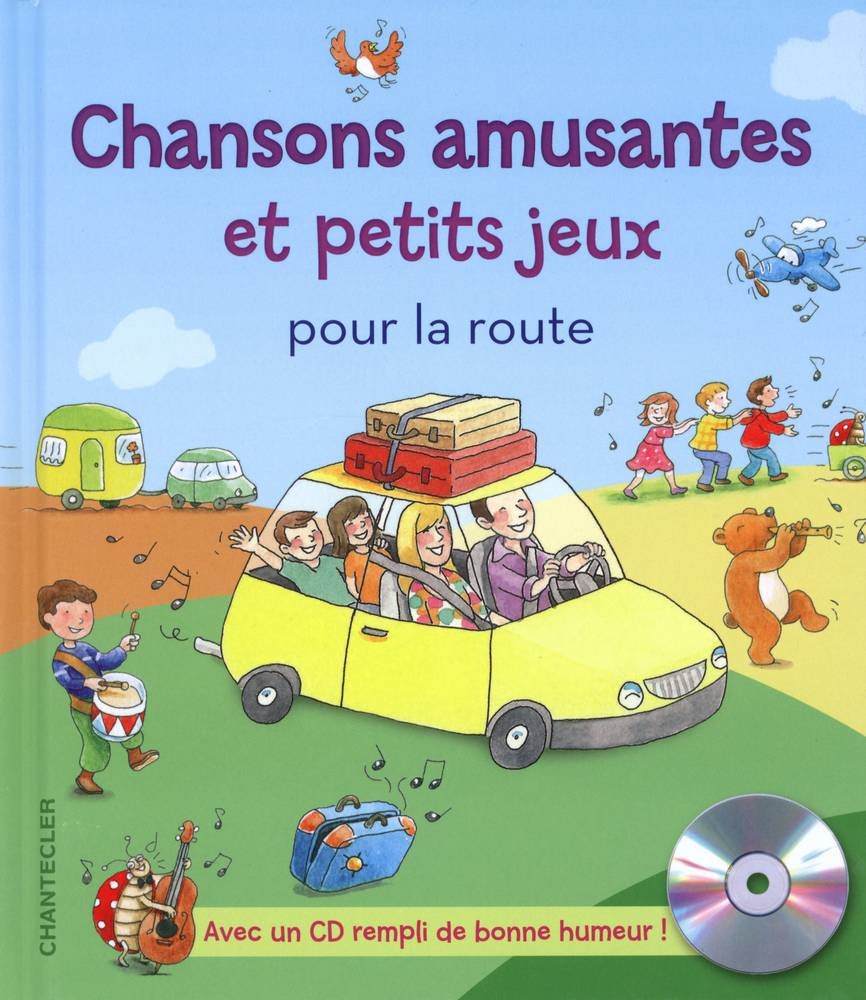 Chansons amusantes et petits jeux pour la route avec CD: Avec un CD rempli de bonne humeur ! Non-fiction