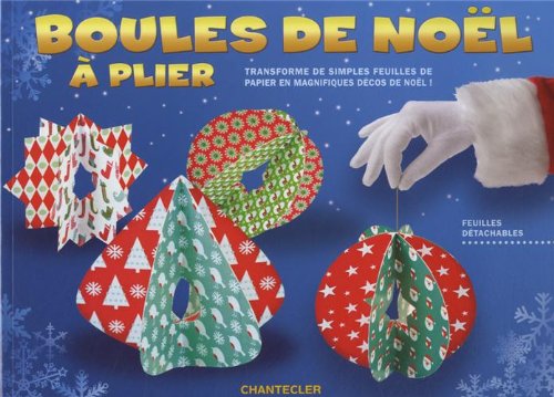 Boules de Noël à plier: Transforme de simples feuilles de papier en magnifiques décos de Noël ! Tiptoi & Games
