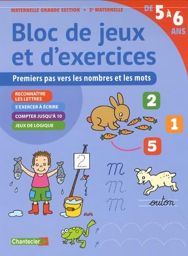 Premiers pas vers les nombres et les mots: de 5 à 6 ans book
