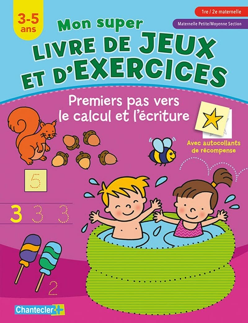 MON SUPER LIVRE DE JEUX ET D'EXERCICES (3-5 A) book