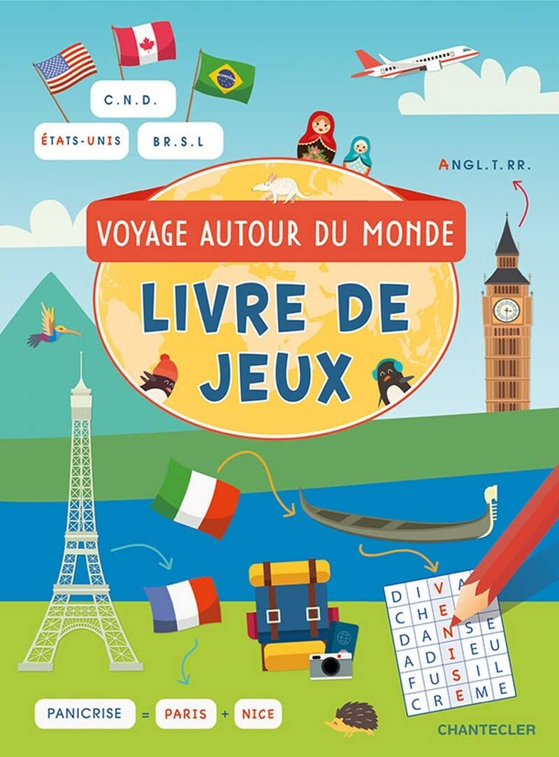 LIVRE DE JEUX - VOYAGE AUTOUR DU MONDE book