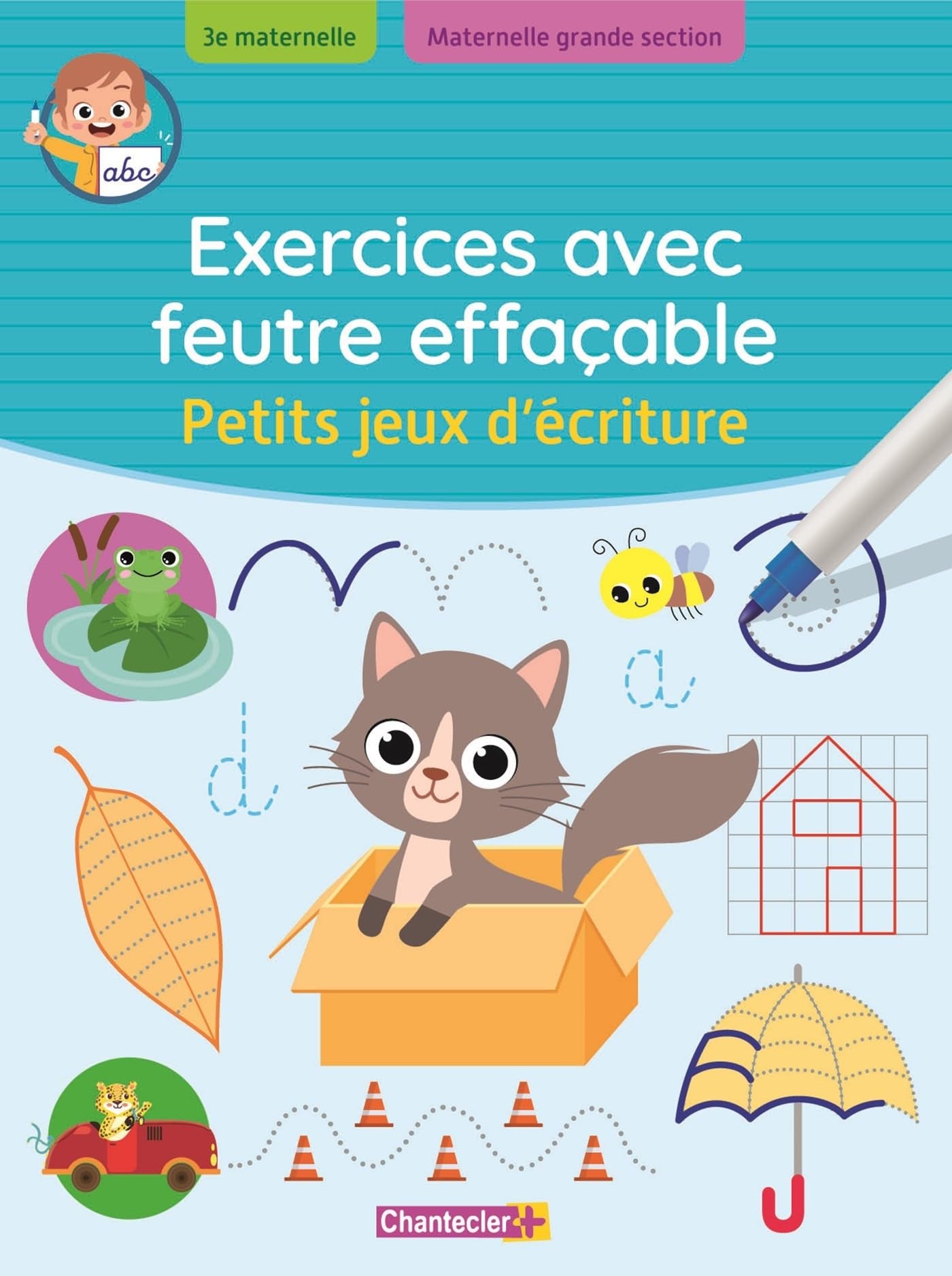 Exercices avec feutre effaçable - Petits jeux d'écriture book
