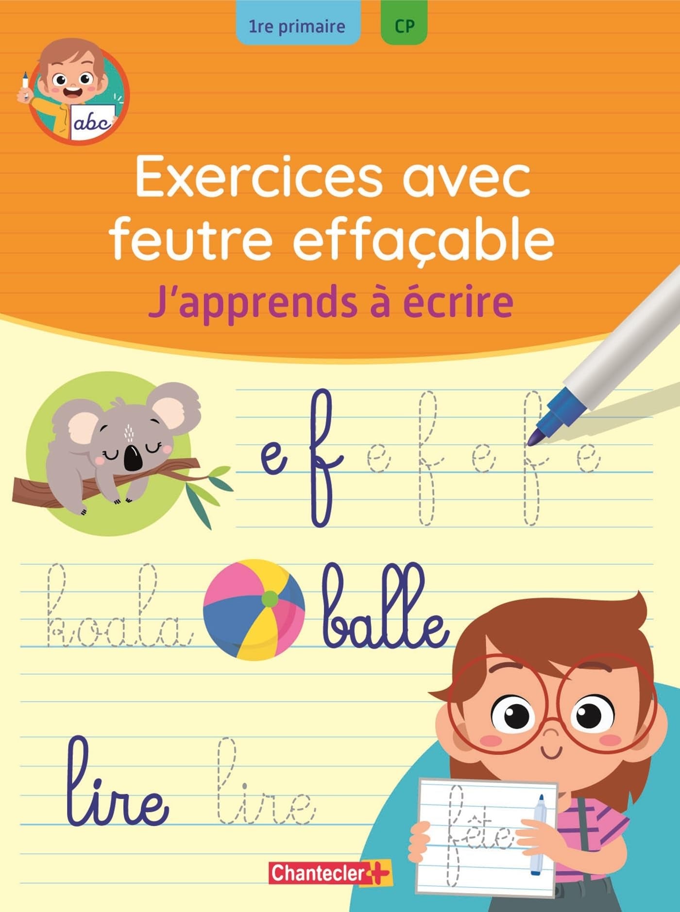 Exercices avec feutre effaçable - J'apprends à écrire book