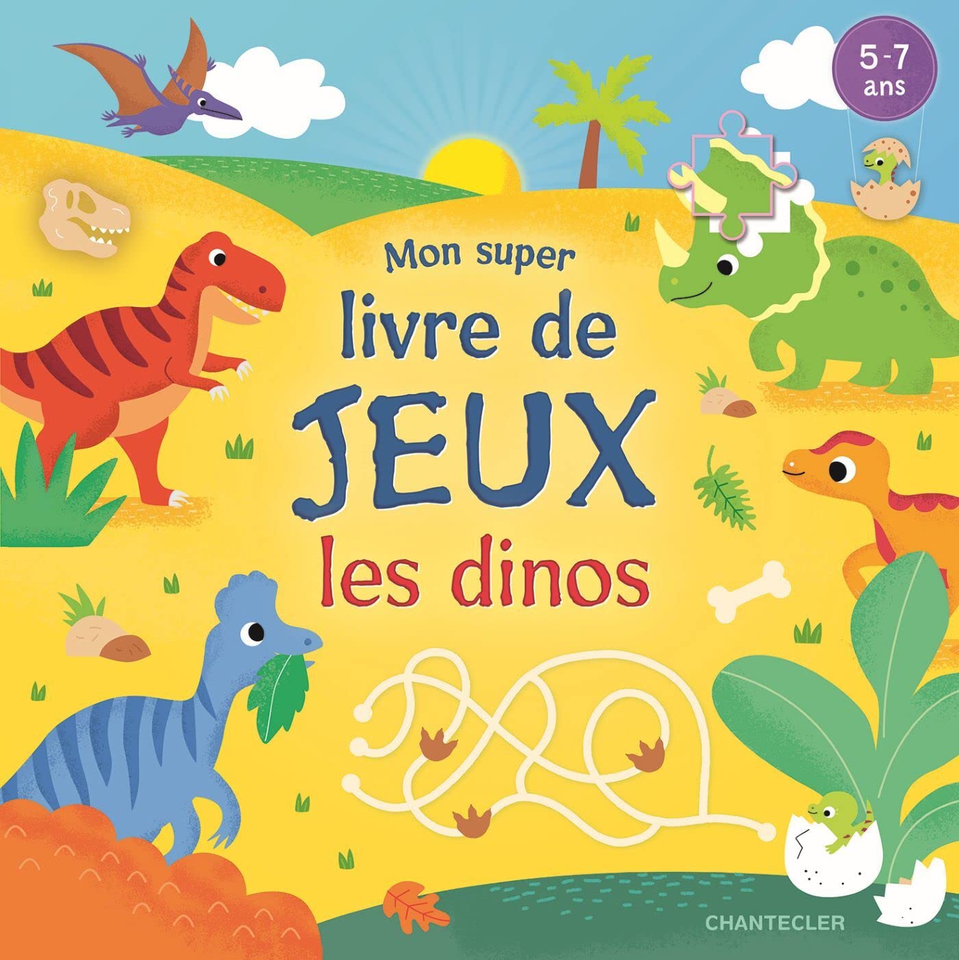 Mon super livre de jeux - Les dinos book