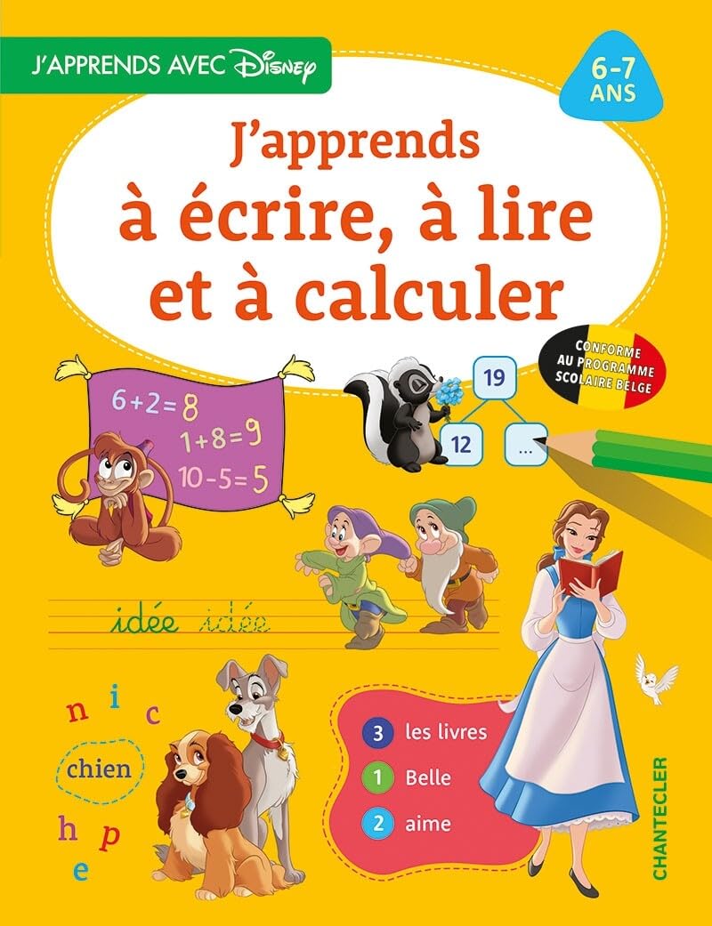 Disney J'apprends avec - J'apprends à écrire, à lire e't à calculer (6-7 a.) book