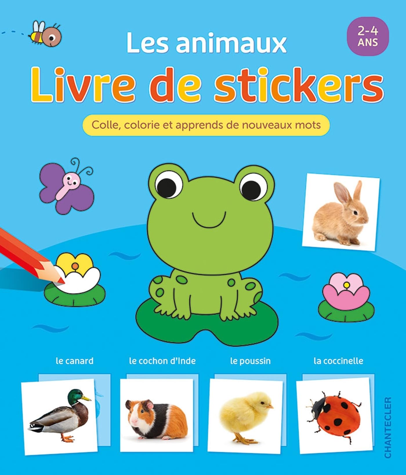 Les animaux livre de stickers book