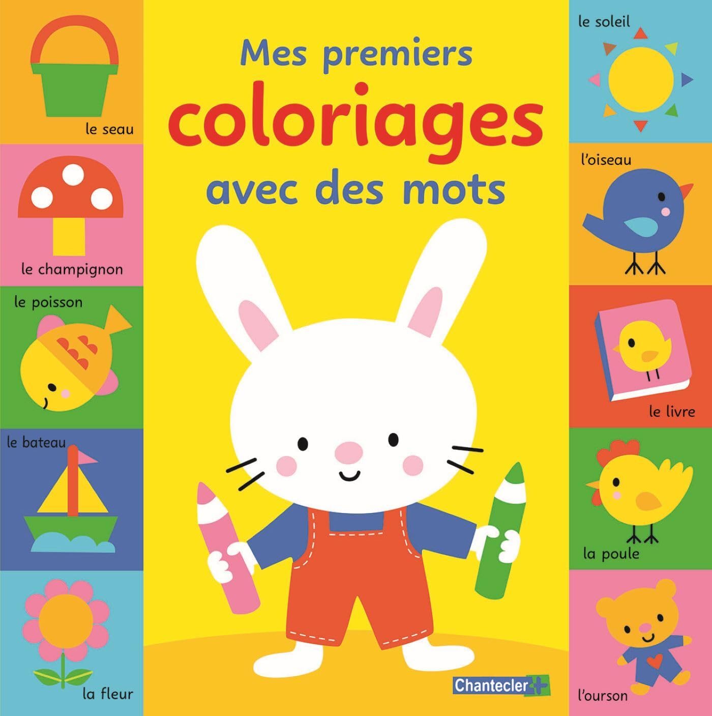 Mes premiers coloriages avec des mots - Joue et apprends avec Billi book