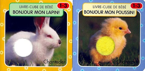 Livre-cube de bébé (1-3 a.) (2t): Bonjour mon poussin ! Bonjour mon lapin ! Parents & Children