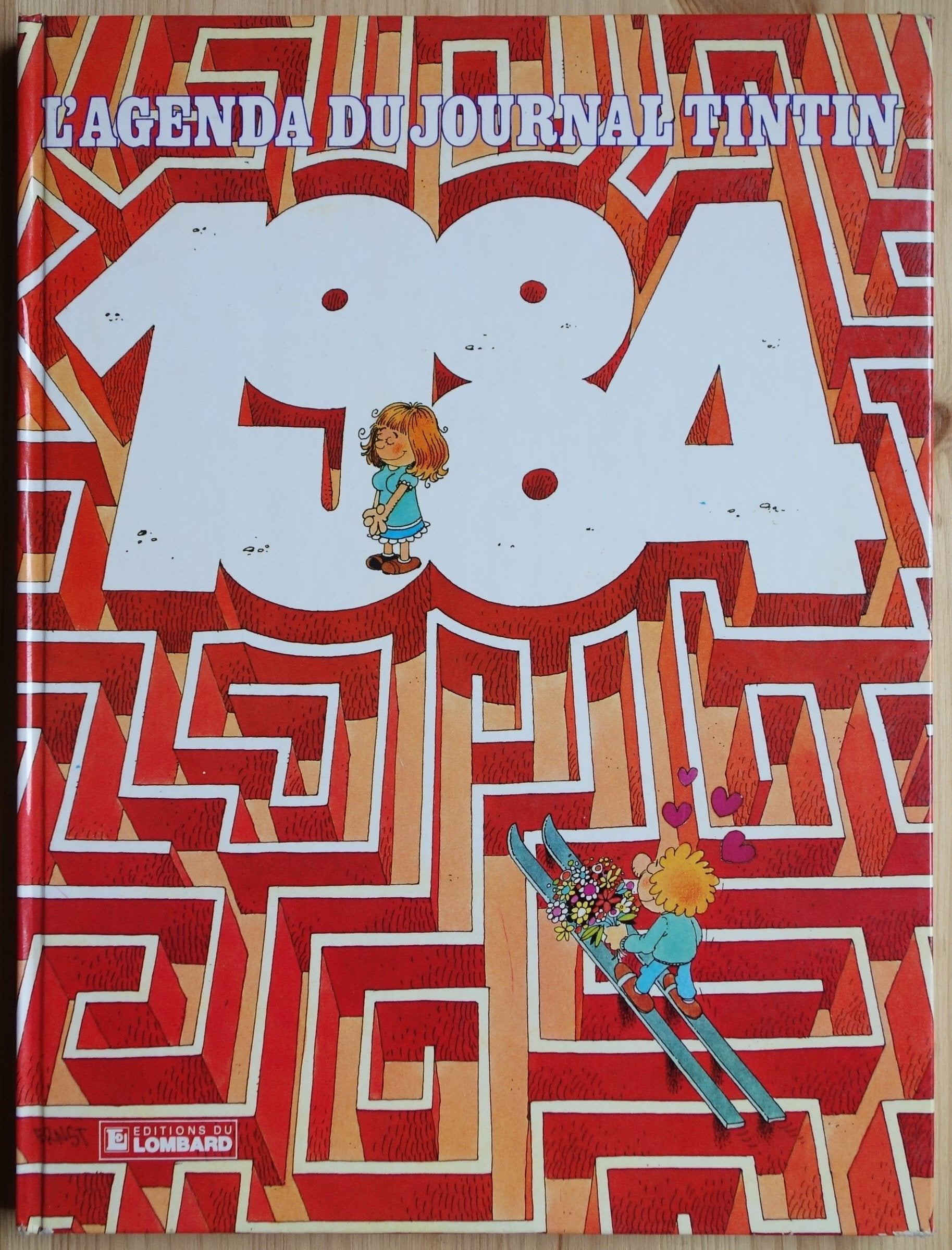 L'agenda du journal TINTIN 1984. book