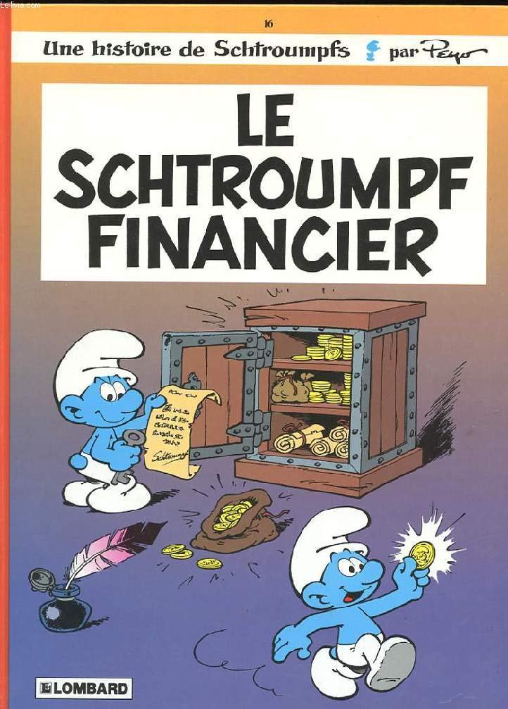 Une Histoire De Schtroumps N°16 : Le Schtroumpf Financier Manga