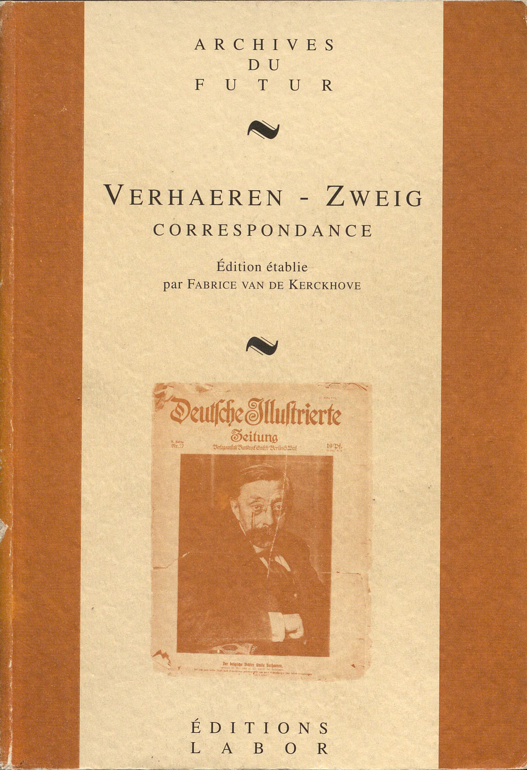 Verhaeren - Zweig : correspondance book