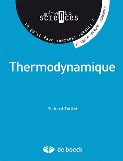 Product Image: Thermodynamique : 1er cycle, prépas, concours