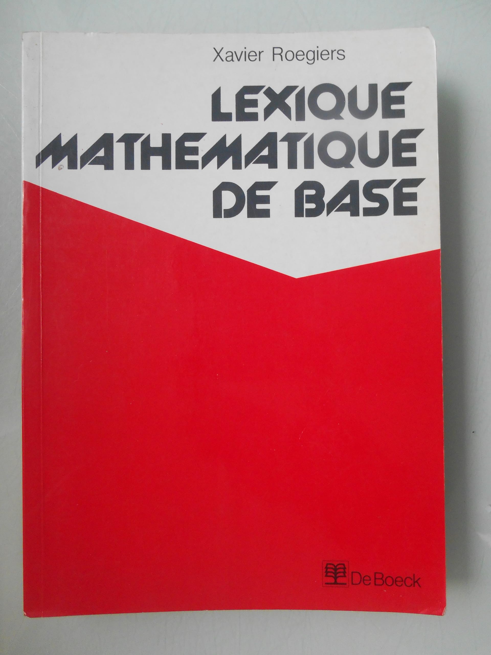 Lexique mathématique de base book
