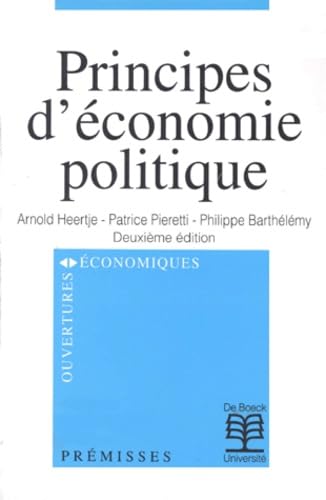 Principes d'économie politique, 2e édition book