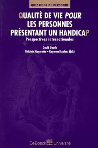 QUALIT.VIE PR PERS.PRESENTANT HANDICAP: PERSPECTIVES INTERNATIONALES Education & Training