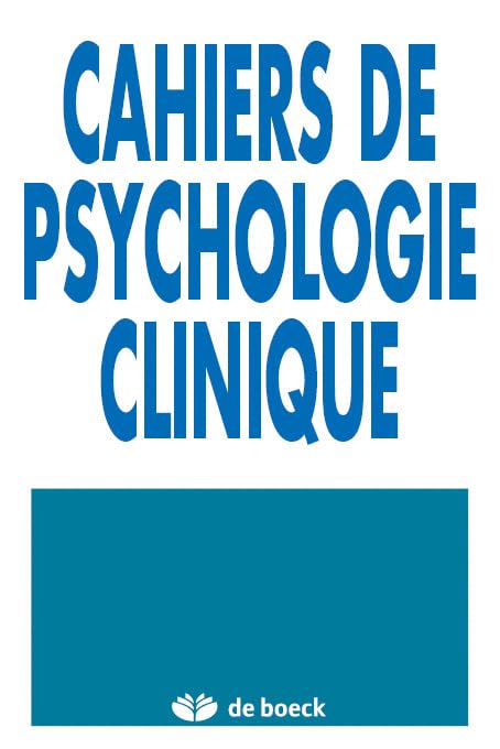 Cahiers de psychologie clinique 1999/2 N.13 Psychology