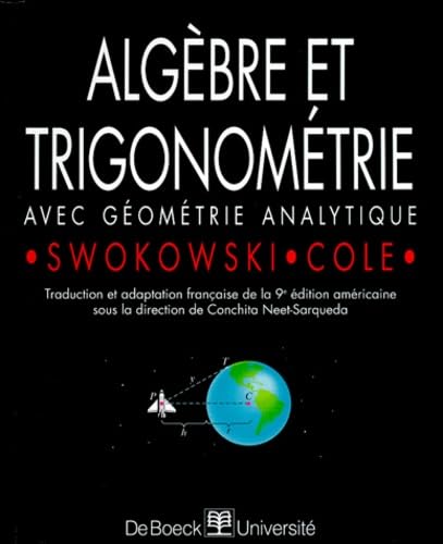 Algèbre et trigonométrie avec géométrie analytique Books