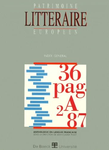 Le patrimoine littéraire européen, volume 13 book
