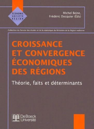 La croissance économique des régions book