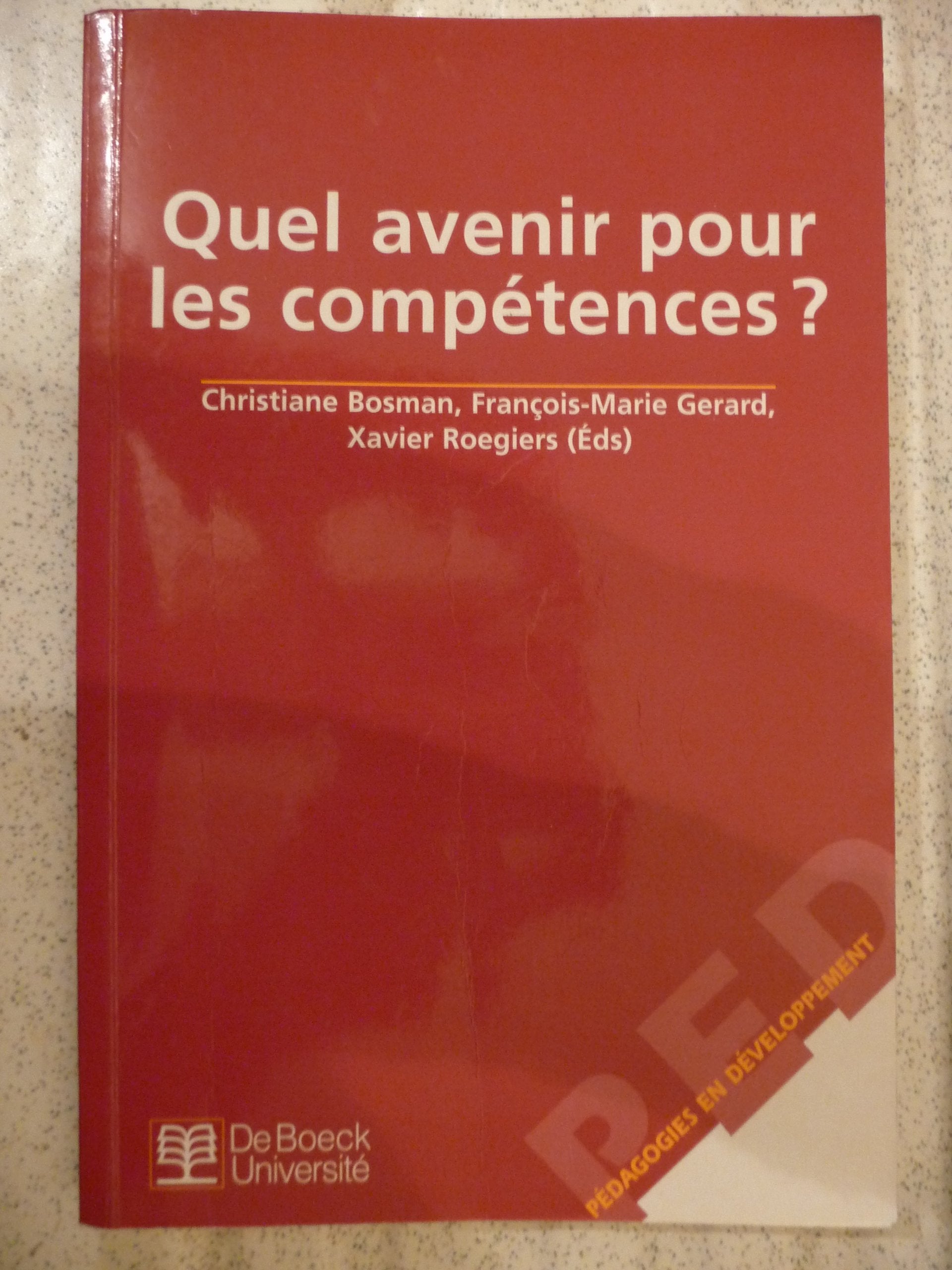 Quel avenir pour les compétences ? [journée d'étude Books
