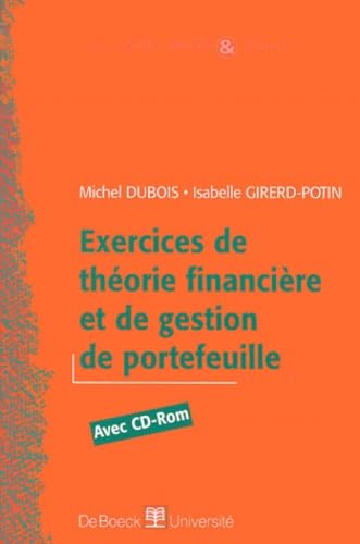 Exercices de théorie financière et gestion de portefeuille book