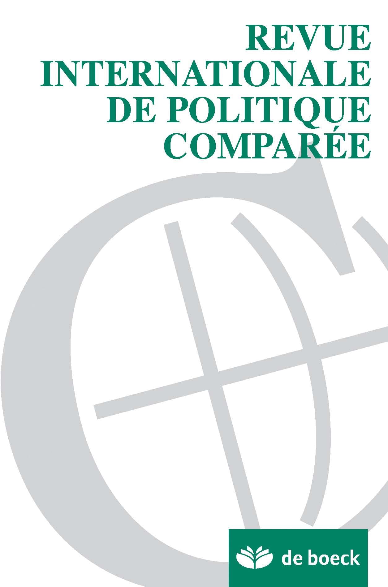 Revue internationale de politique comparée 2004/1 book