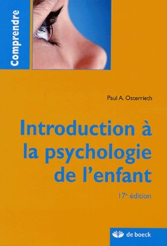 Introduction à la psychologie de l'enfant Psychology