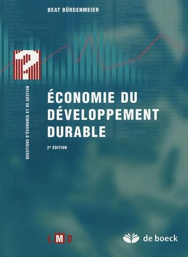 Economie du développement durable Books