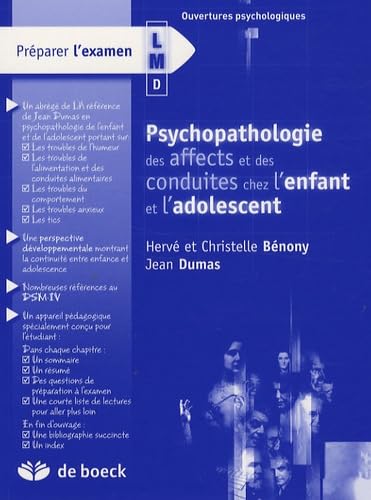 Psychopathologie des affects et des conduites chez l'enfant et l'adolescent Medicine