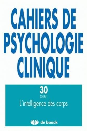 CAHIERS DE PSYCHOLOGIE CLINIQUE 2008/1 N.30 Books