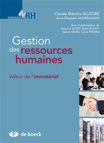 Gestion des ressources humaines : valeur de l'immatériel book