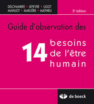 Guide d'observation des 14 besoins de l'être humain Medicine